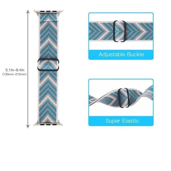 Blue Arrow Stretchy Loop Band for Apple Watch